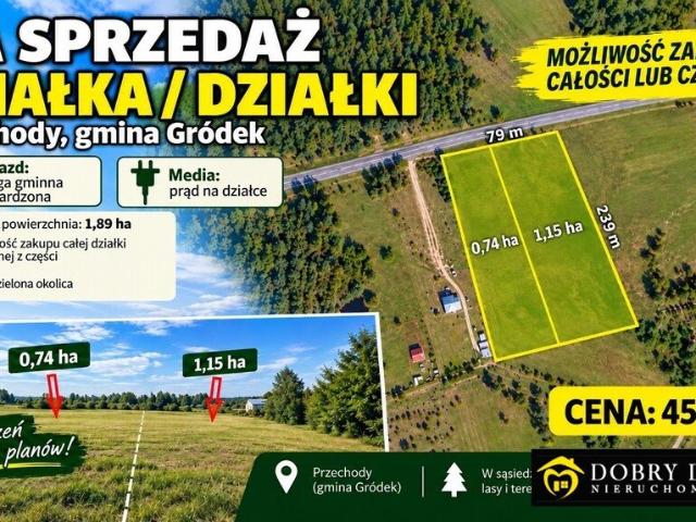 Grunt na sprzedaż w Przechody, powiat białostocki