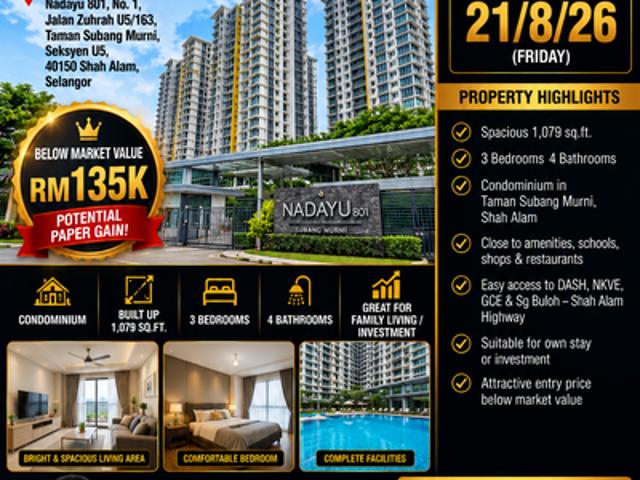 Condominium for sale in Petaling, Alam Impian
