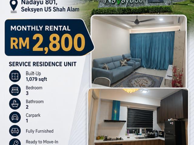 Condominium for rent in Petaling, Alam Impian