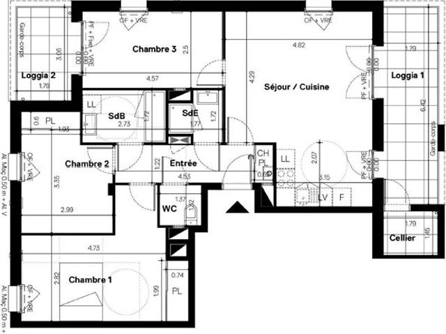 Appartement vente à Nantes