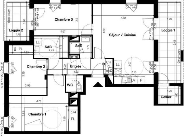 Appartement vente à Nantes