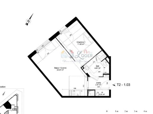 Appartement location à Jonelière - Université, Nantes