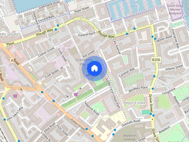 Apartment for rent in Greenland Place, Greater London