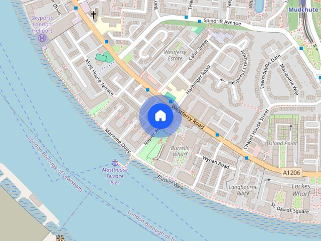Apartment for rent in Millwall, Greater London