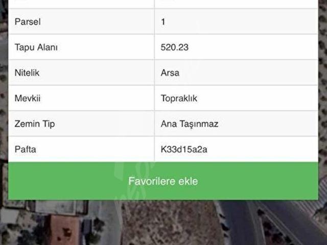 Nar Beldesi, Nevşehir Merkez içerisinde satılık Arsa