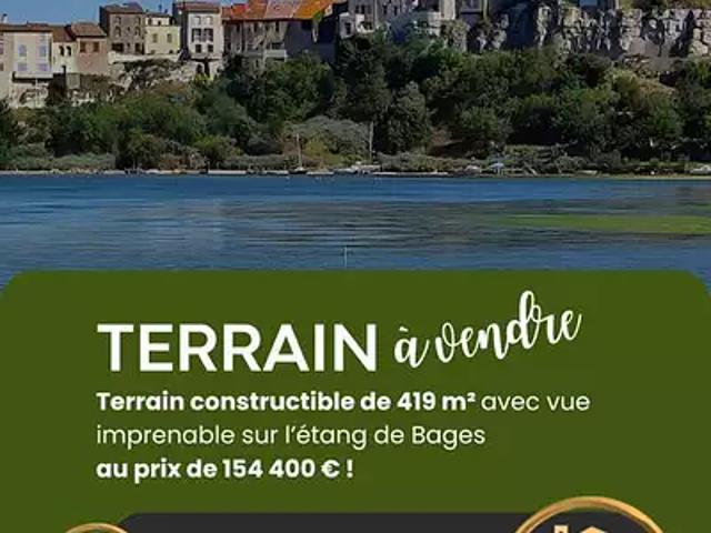 Terrain vente à Narbonne
