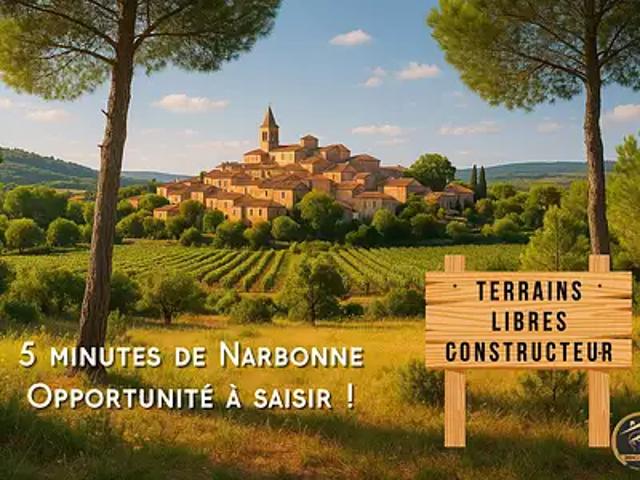 Terrain vente à Narbonne