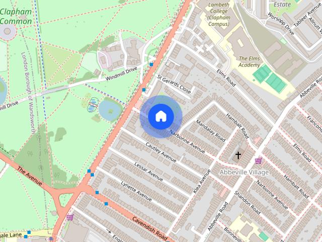 Apartment for rent in Abbeville Village, Greater London