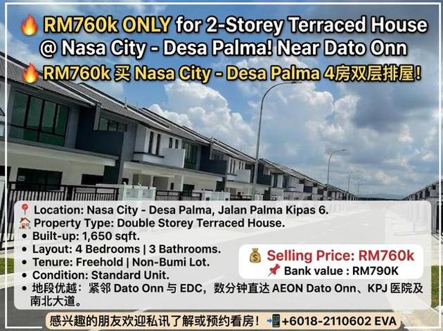 Terraced House for sale in Johor Bahru