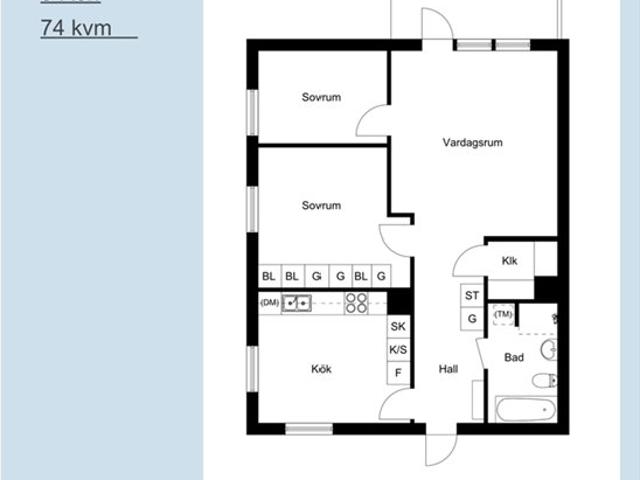Lägenhet hyra i Nättraby, Blekinge