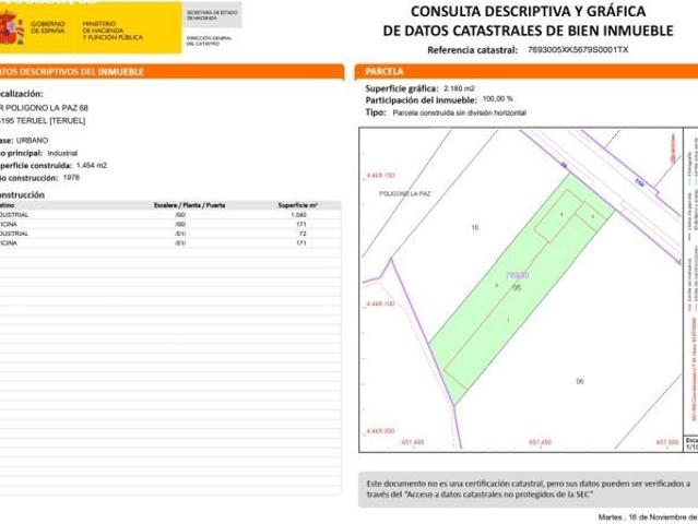Nave en venta en Comunidad de Teruel, Aragón