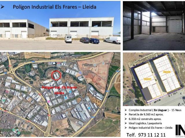 Nave en alquiler en el Canyeret, Segrià