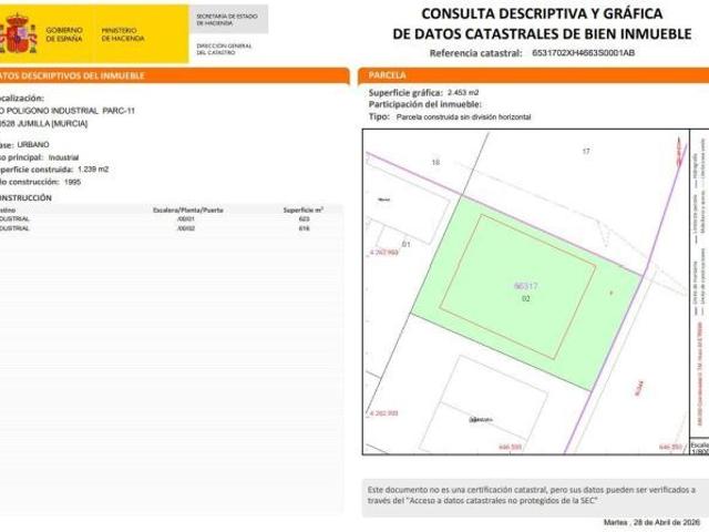 Nave en venta en La Alquería, Altiplano