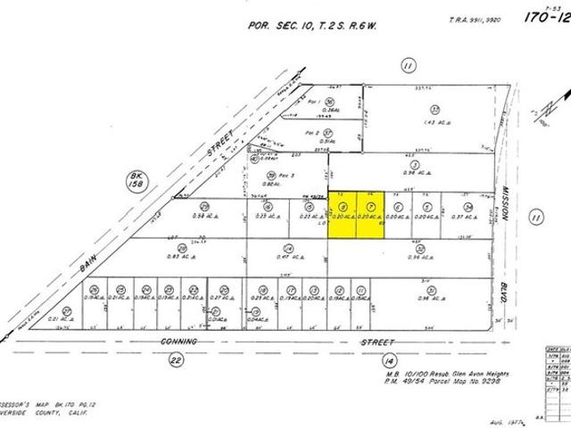 Land for sale in Riverside, California