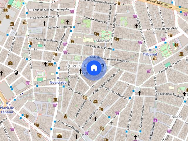 Apartamento en alquiler en Centro, Madrid