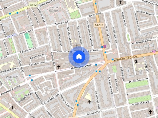 House for rent in Kensal Town, Bayswater