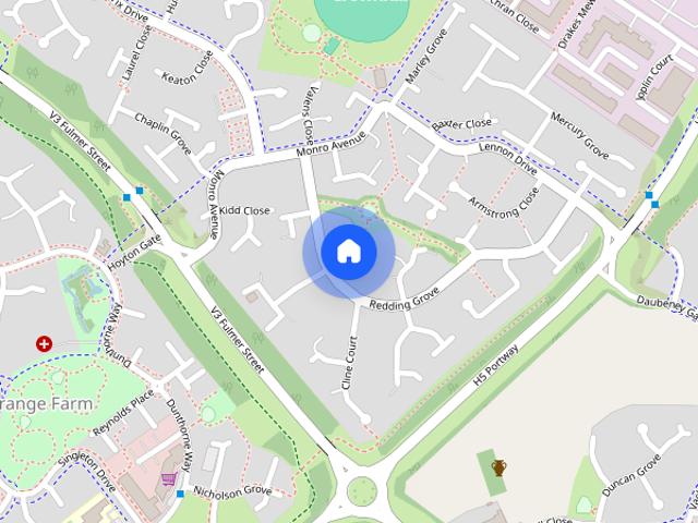 House for rent in Crownhill, Shenley Church End