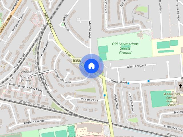 Apartment for rent in Whitton, Greater London
