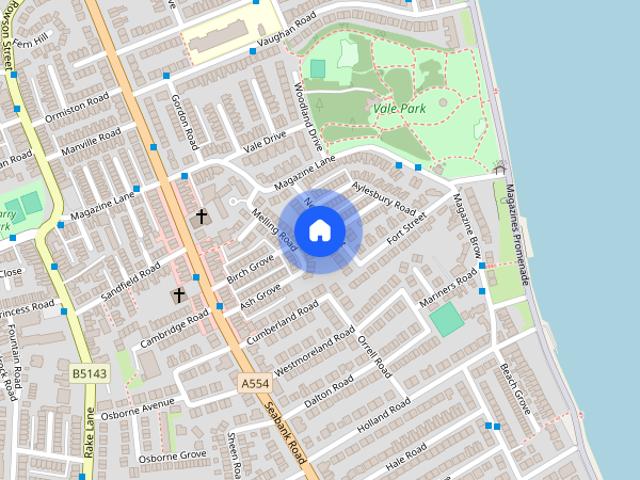 Apartment for rent in New Brighton, Liscard