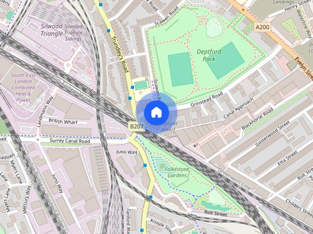 Apartment for rent in Pepys Estate, Greater London