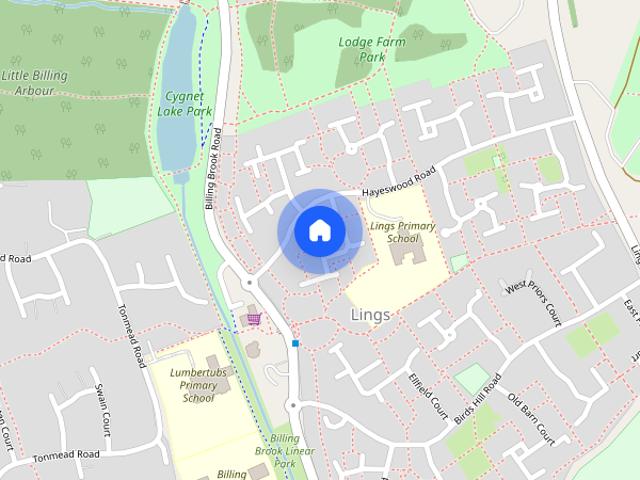 House for rent in Lings, Northampton