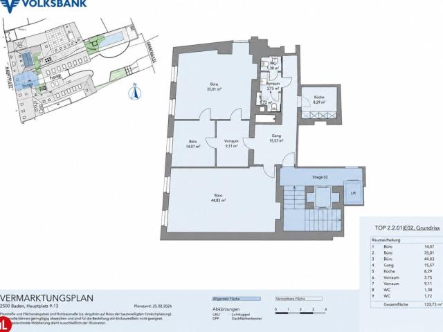 Büro mieten in Baden, Bezirk Baden