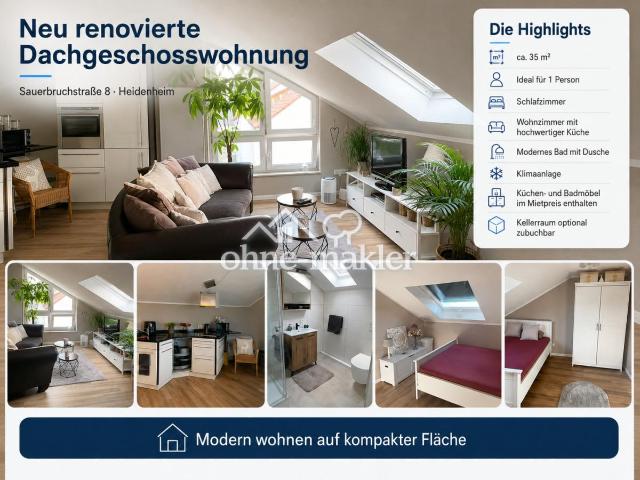 Apartment mieten in Heidenheim, Baden-Württemberg