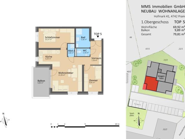 Etagenwohnung kaufen in Pram