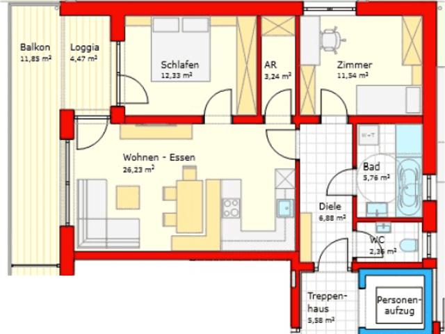 Apartment kaufen in Hueb, Brunnenthal