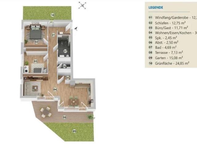 Apartment mieten in Deggendorf, Bayern