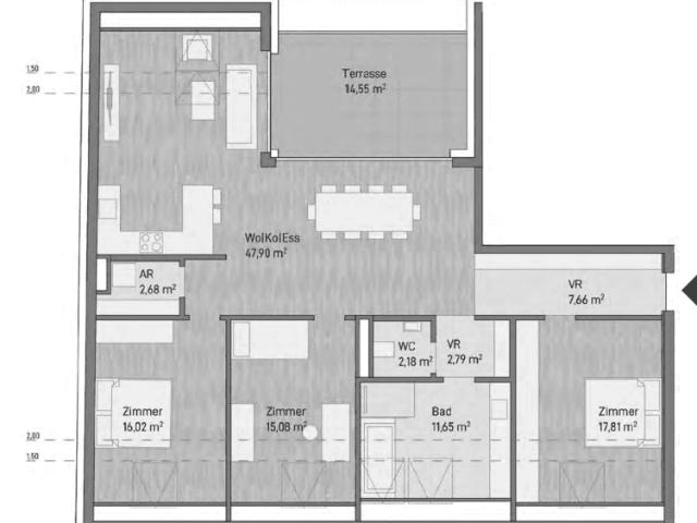 Apartment kaufen in Gries, Gersdorf-Feistritz