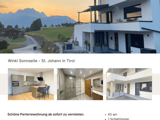 Apartment mieten in St. Johann in Tirol, Tirol