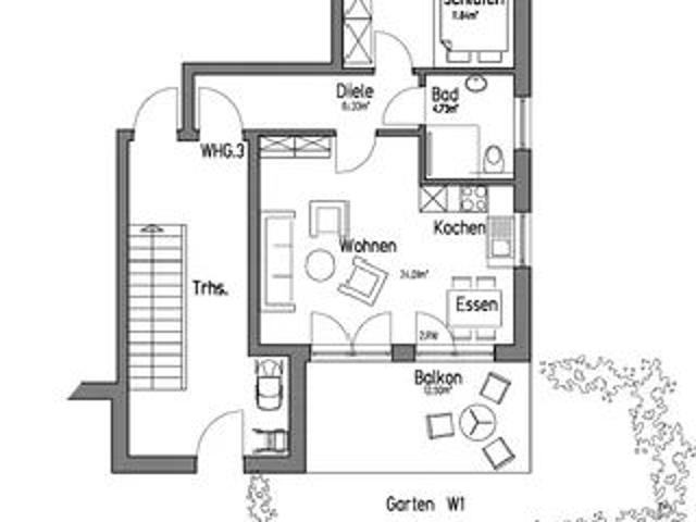Apartment mieten in Rossau, Sachsen