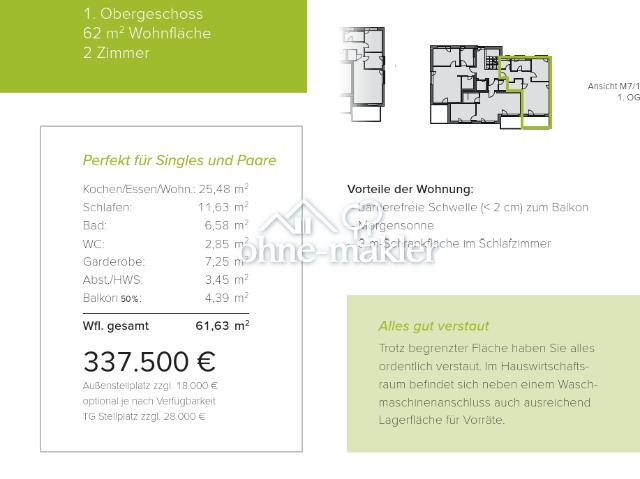 Apartment kaufen in Langenau, Baden-Württemberg