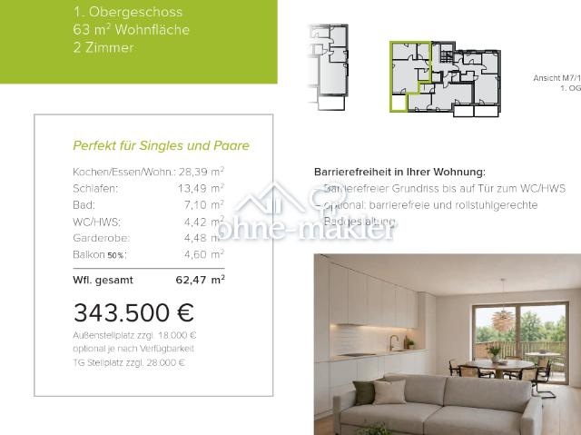 Apartment kaufen in Langenau, Baden-Württemberg