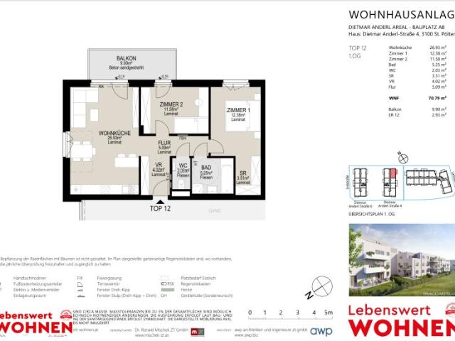 Terrassenwohnung mieten in St. Pölten, Niederösterreich