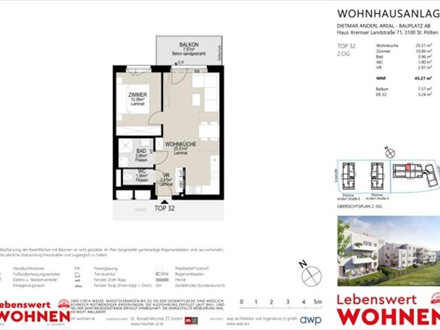 Terrassenwohnung mieten in St. Pölten, Niederösterreich