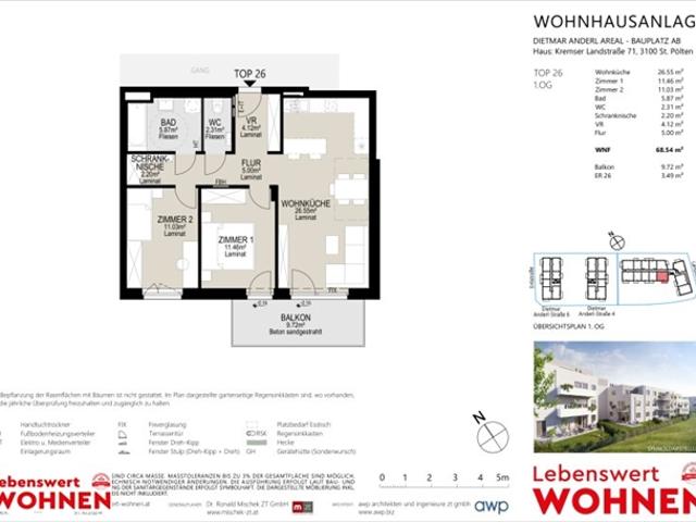 Terrassenwohnung mieten in St. Pölten, Niederösterreich