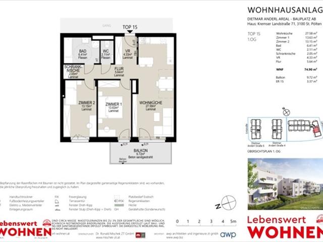 Terrassenwohnung mieten in St. Pölten, Niederösterreich