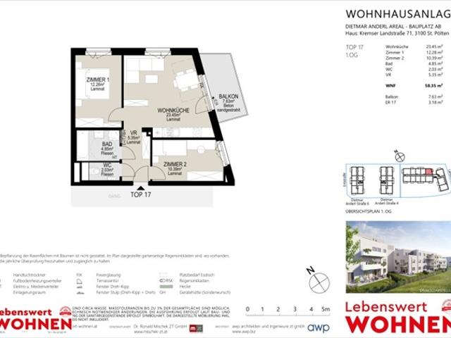 Terrassenwohnung mieten in St. Pölten, Niederösterreich