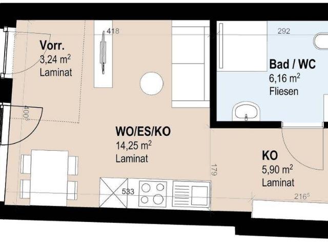 Apartment mieten in Gries, Gersdorf-Feistritz