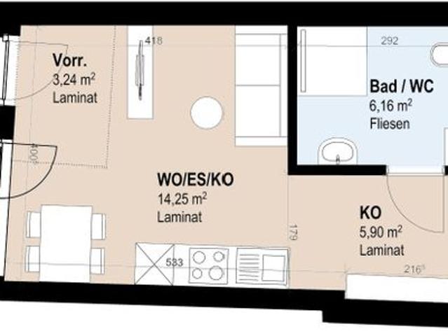Apartment mieten in Gries, Gersdorf-Feistritz