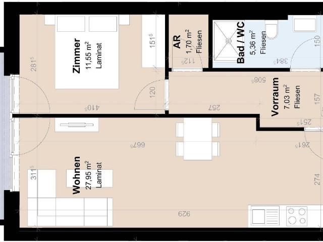Apartment mieten in Wetzelsdorf, Gersdorf-Feistritz