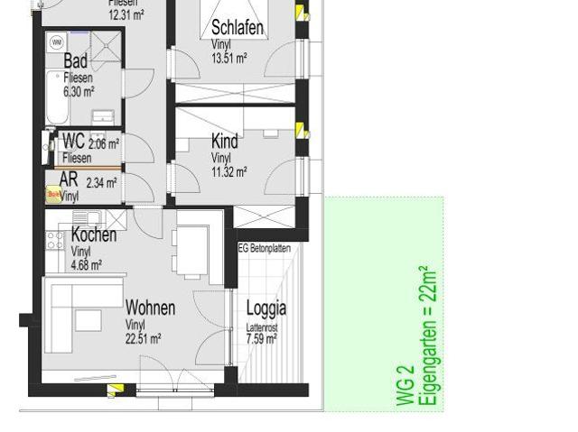 Etagenwohnung mieten in Höhnhart