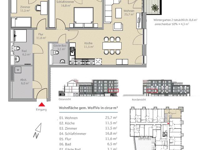 Etagenwohnung mieten in Ammersbek, Lottbek