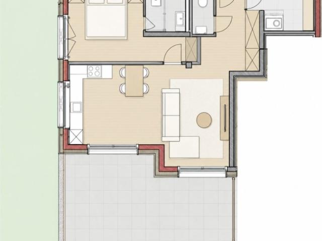 Wohnung mieten in Les Violettes, Crans-Montana