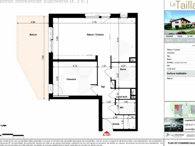 Appartement vente à Saint-Julien-en-Genevois, Feigères