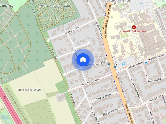 Apartment mieten in Stadionviertel, Neuss