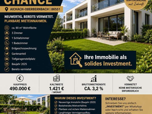Wohnung kaufen in Oberbernbach, Aichach