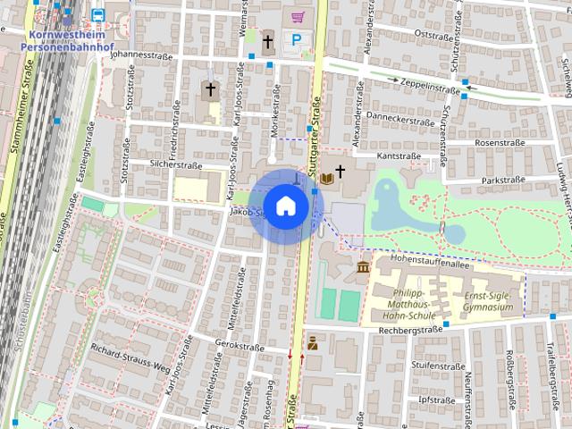 Apartment mieten in Kornwestheim, Baden-Württemberg